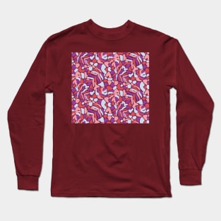 Matisse Burgundy Tropical Leaves Long Sleeve T-Shirt